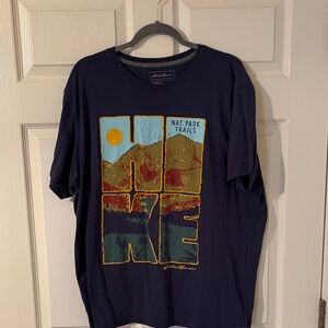 Eddie Bauer Dark Blue Nature Graphic Tee